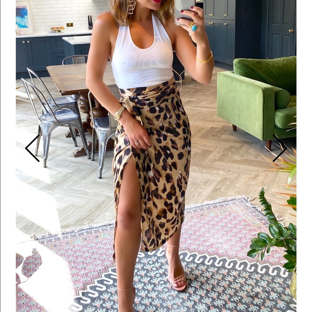 Leopard Midi Skirt